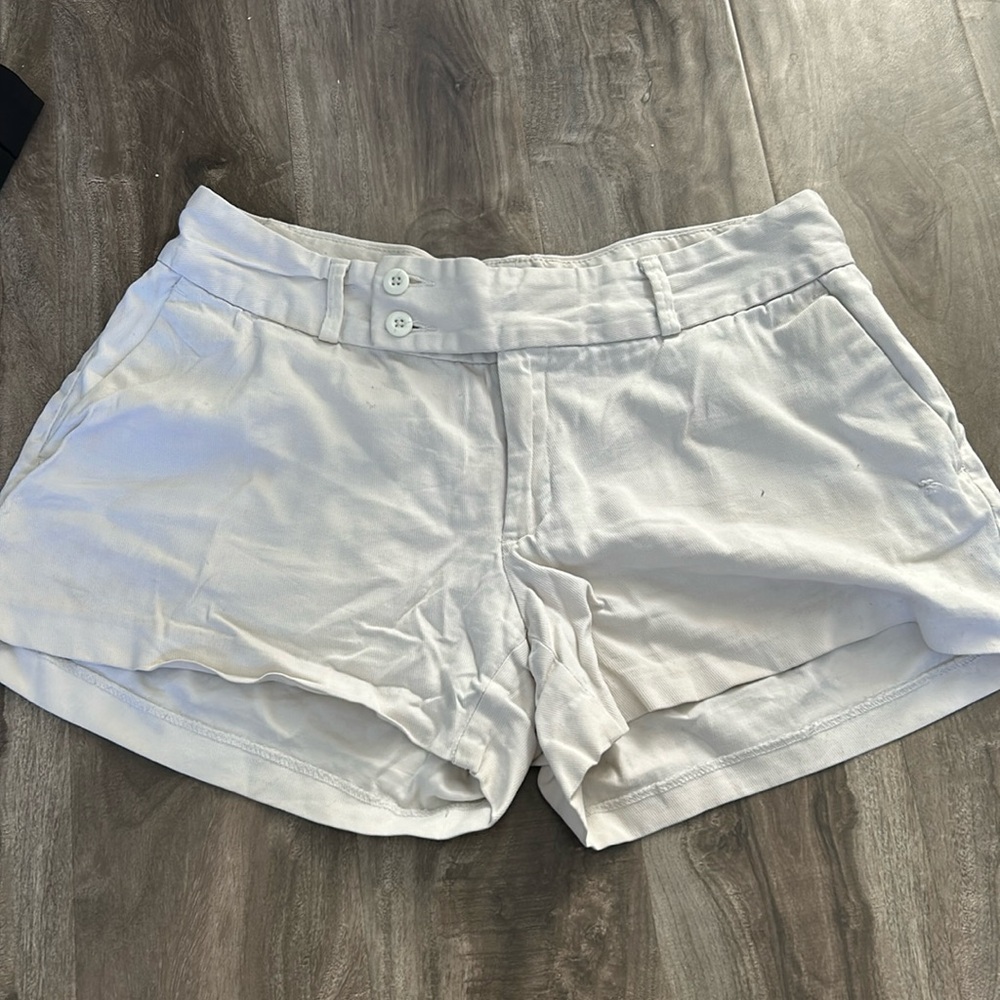 Banana Republic white shorts